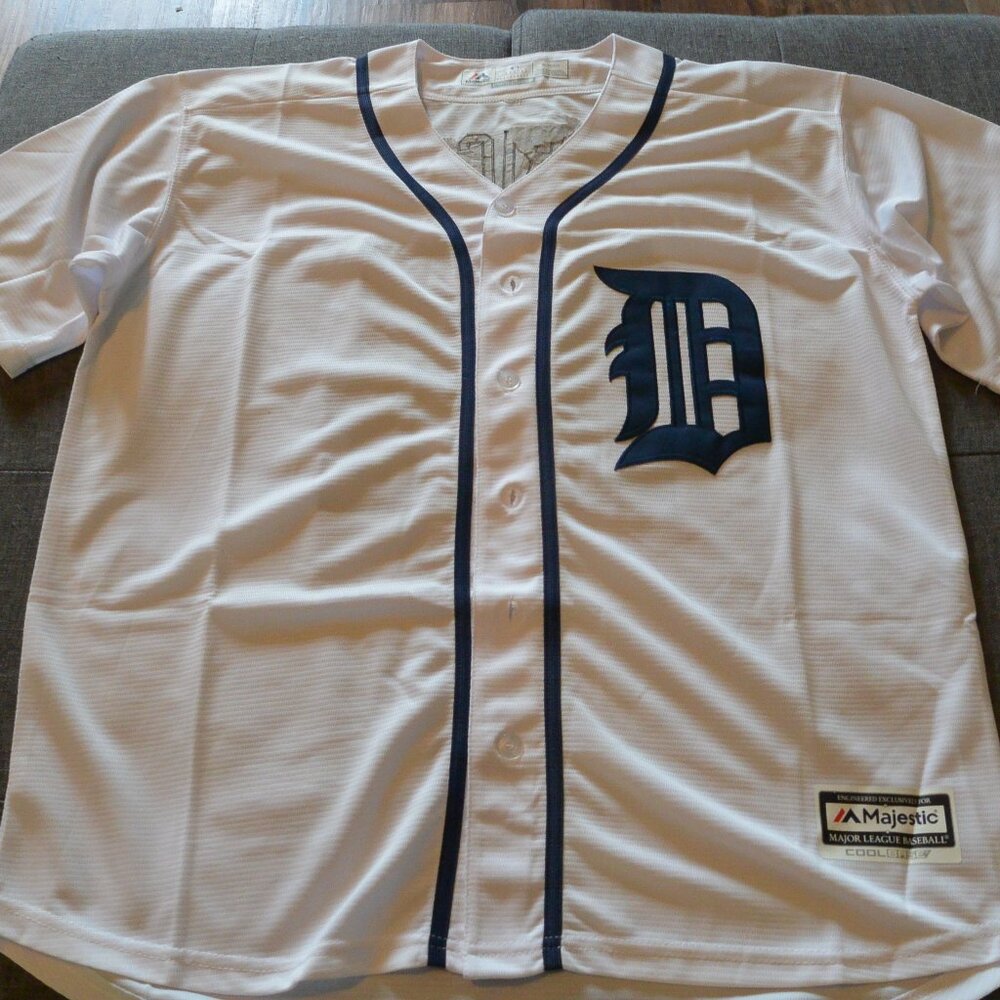 Brand NEW David Price #14 Detroit Tigers Jersey White Size Men's X-Large